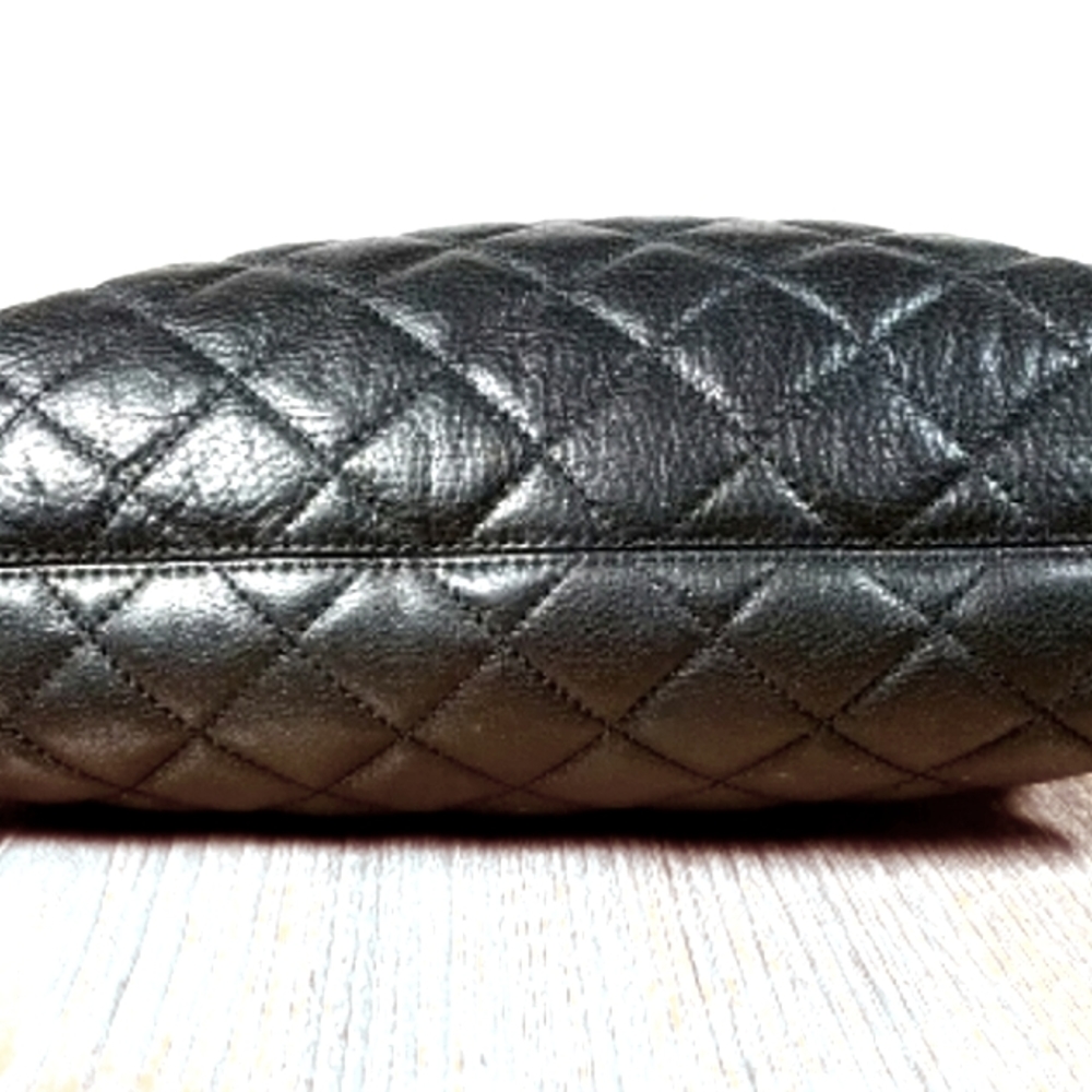 ♠ KATE SPADE Black & Gold-tone Quilted Leather Purse Preloved **** - Picture 10 of 12